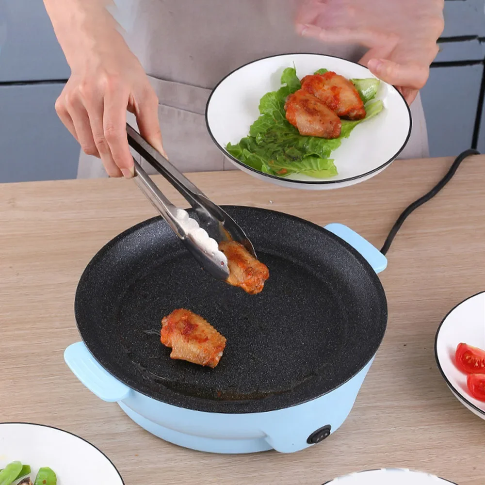 220V-Multifunction-Electric-Frying-Pan-Skillet-Non-Sticky-Grill-Fry-Baking-Roast-Pan-Cooker-Steak-Barbecue-4