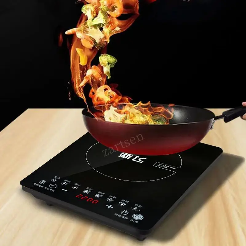 Electric-Magnetic-Induction-Cooker-Household-Waterproof-Small-Hot-Pot-Heating-Stove-Touchpad-Stir-fry-Dish-Cooking-2