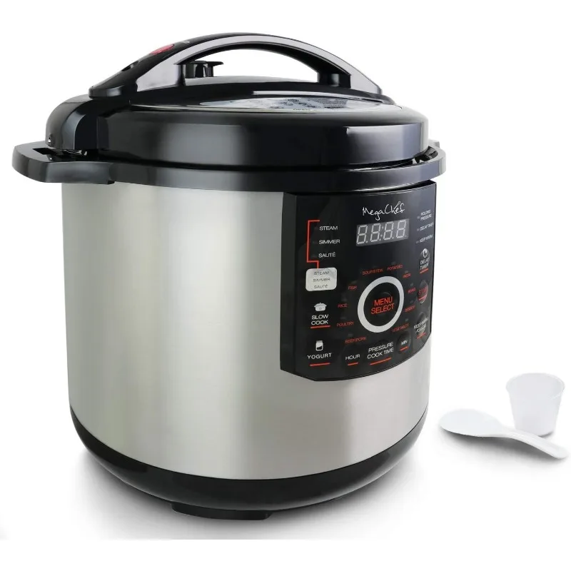 MegaChef-6-Quart-Electric-Pressure-Cooker-with-14-Pre-Set-Multi-Function-Features-Stainless-Steel-Pot-2