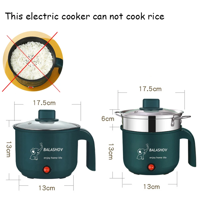 Mini-Electric-Cooker-Non-stick-Cooking-1-2-People-Single-Double-Hot-Pot-steamer-Hot-Pot-5