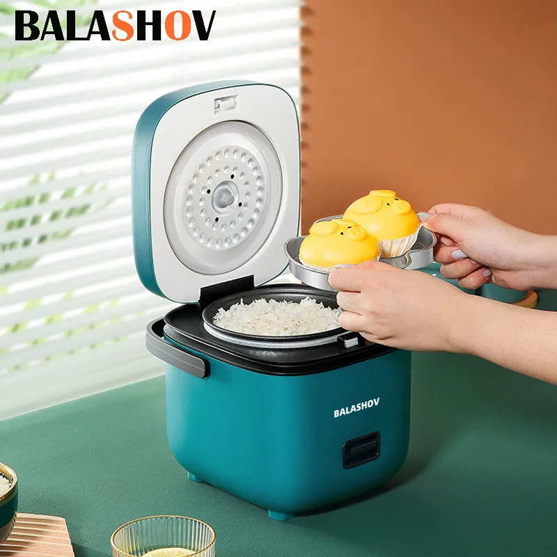 Mini-Rice-Cooker-Automatic-Household-Kitchen-Electric-Cooking-machine-1-2-People-Food-Warmer-Steamer-1