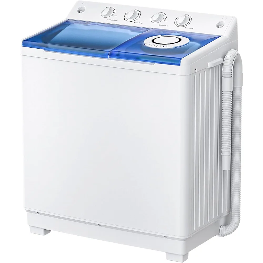 Portable-Washing-Machine-Twin-Tub-Washing-Machine-spinner-Combo-with-40lbs-capacity-24Lbs-Washer-and-16Lbs